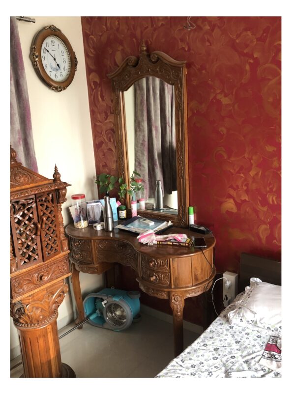 wooden dressing table