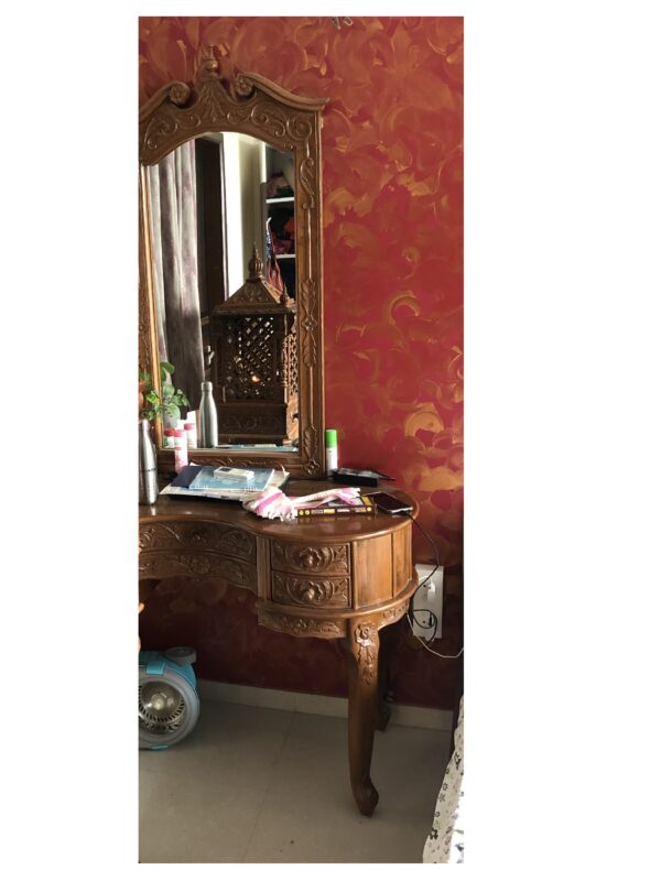 wooden dressing table