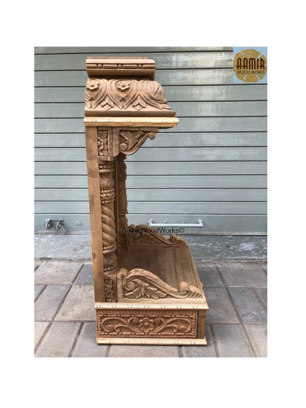 wooden temple for home