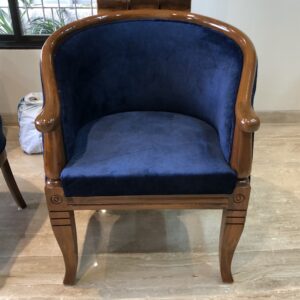 wooden arm chair