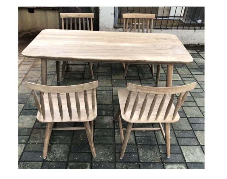 wooden dining set