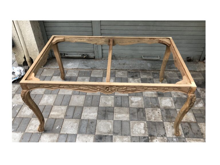 wooden dining table