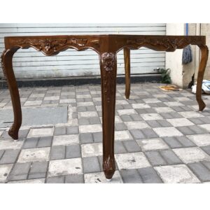 wooden dining table