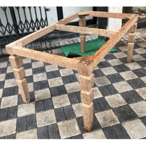 wooden dining table