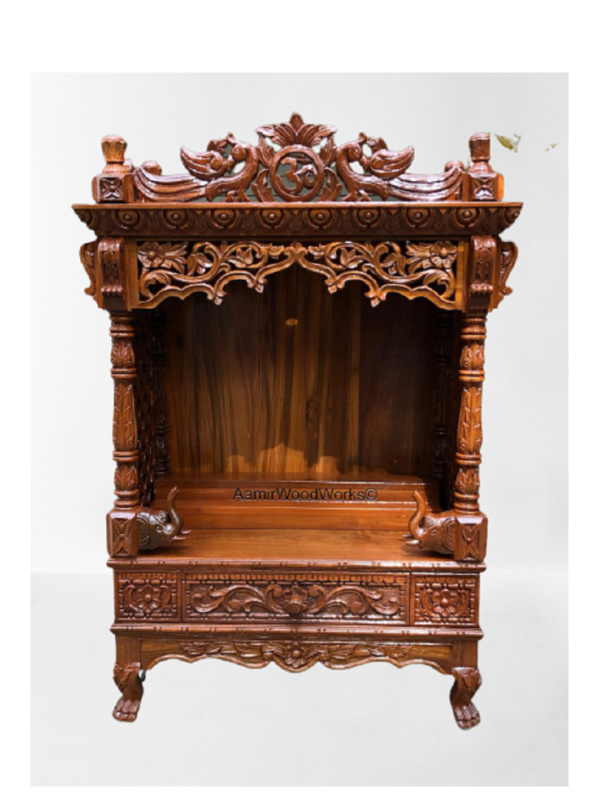 wooden temple for home