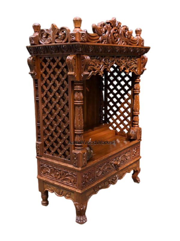 wooden temple for home