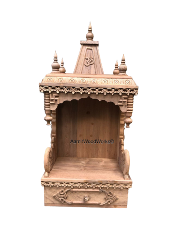 wooden temple for home
