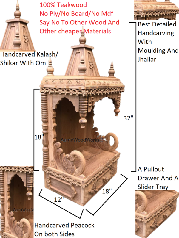 wooden temple for home