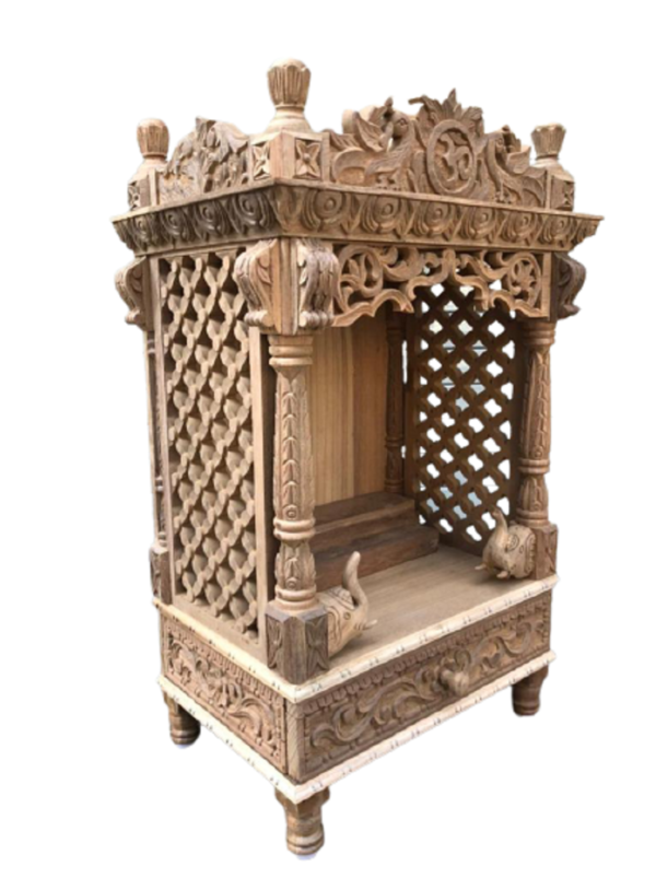 wooden temple for home