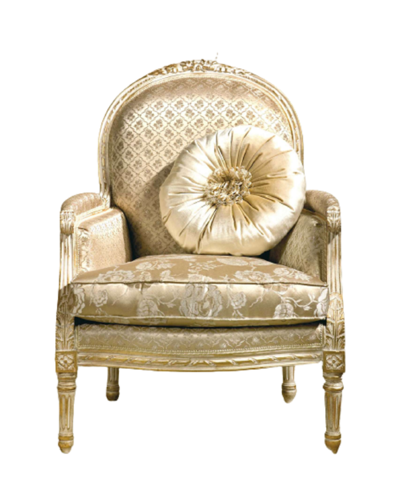 wooden arm chair