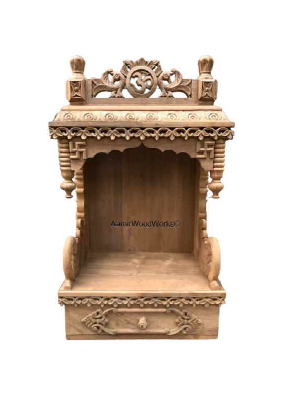 wooden temple for home