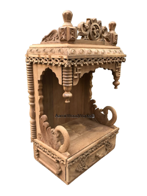 wooden temple for home