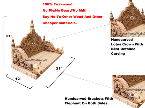 wooden temple for home