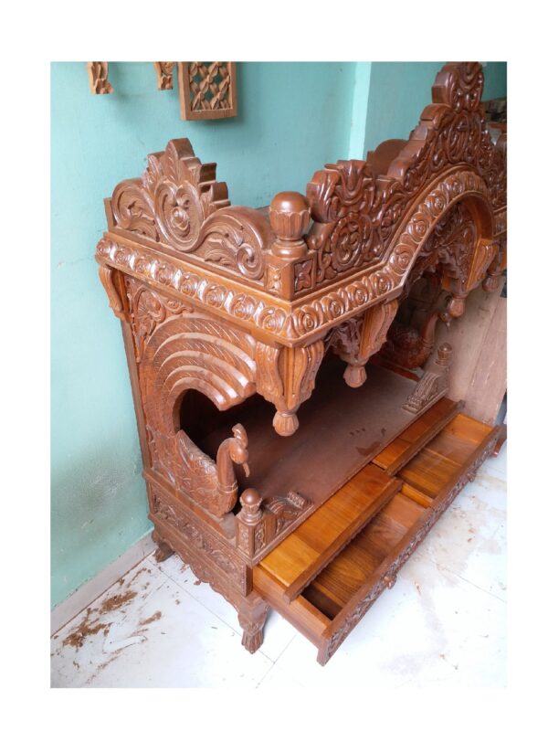 wooden temple for home