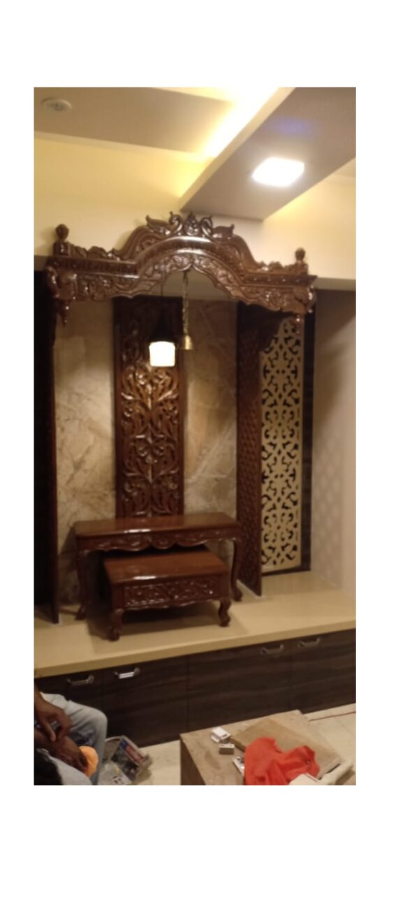wooden temple for home