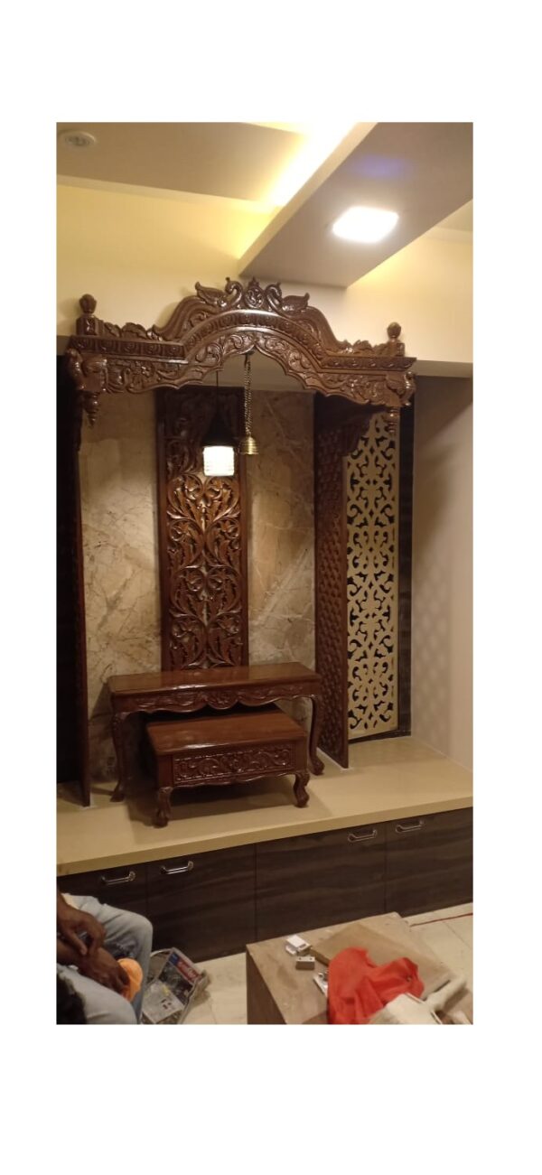 wooden temple for home