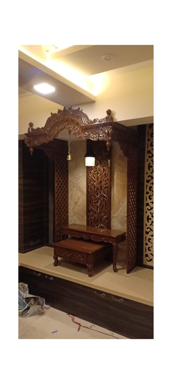 wooden temple for home