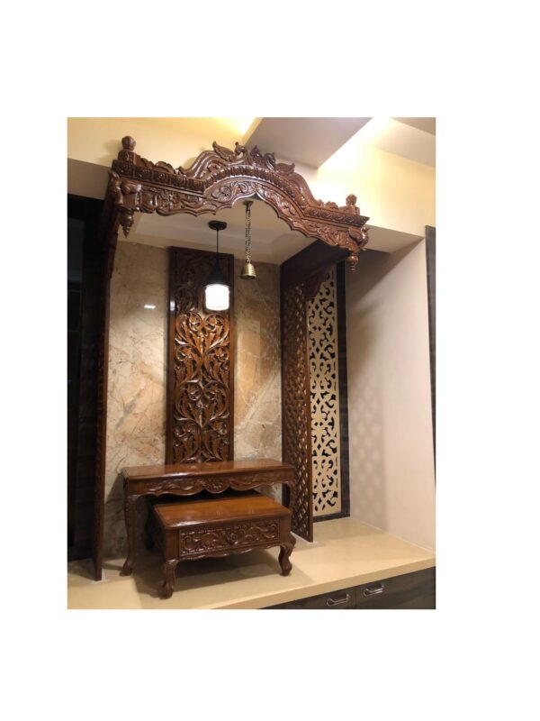 wooden temple for home