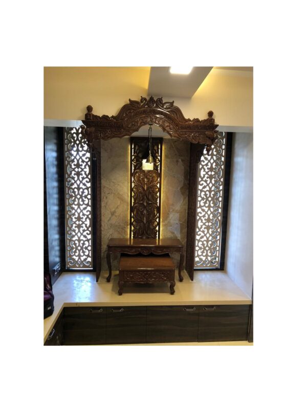 wooden temple for home