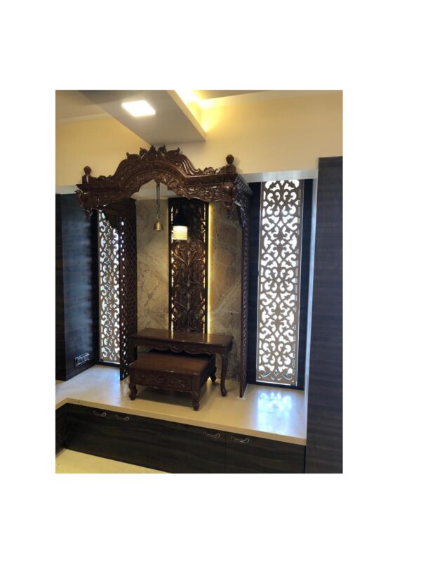 wooden temple for home