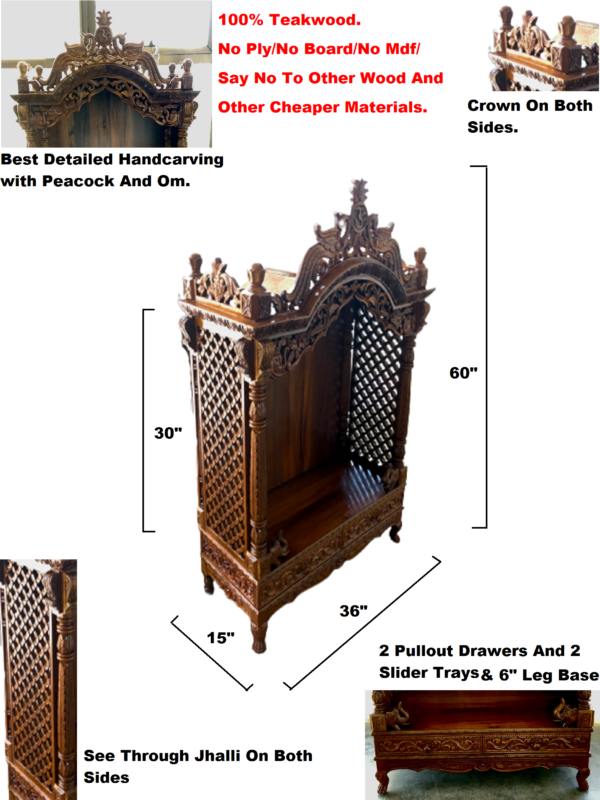 wooden temple for home