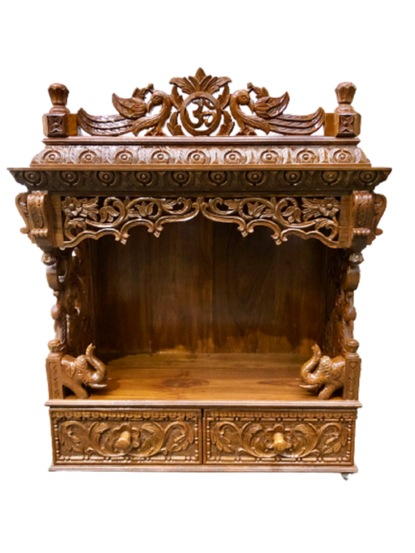 wooden temple for home