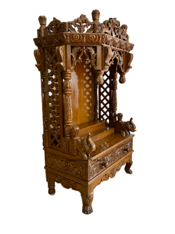 wooden temple for home