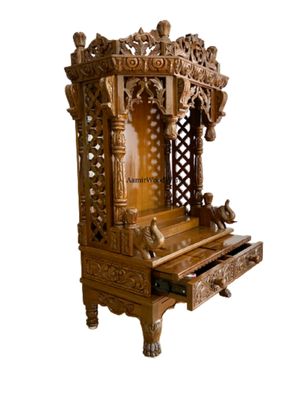 wooden temple for home