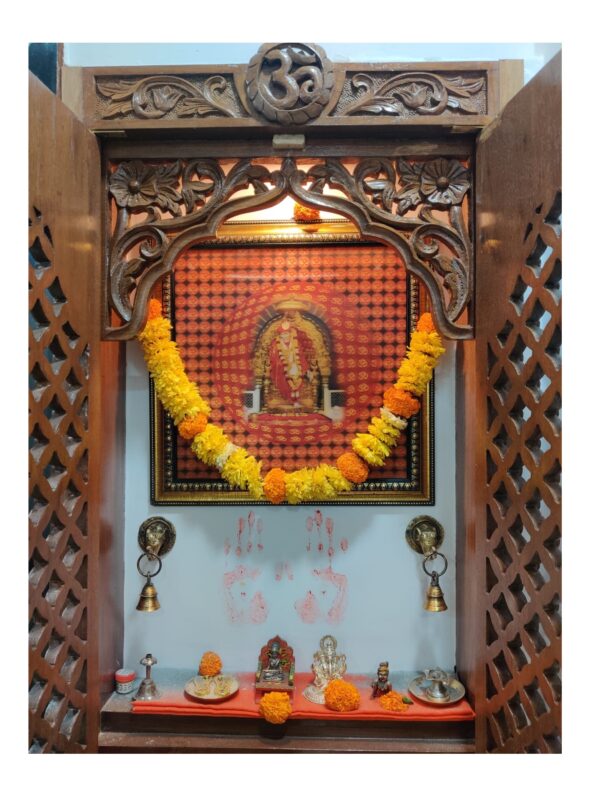 wooden temple for home
