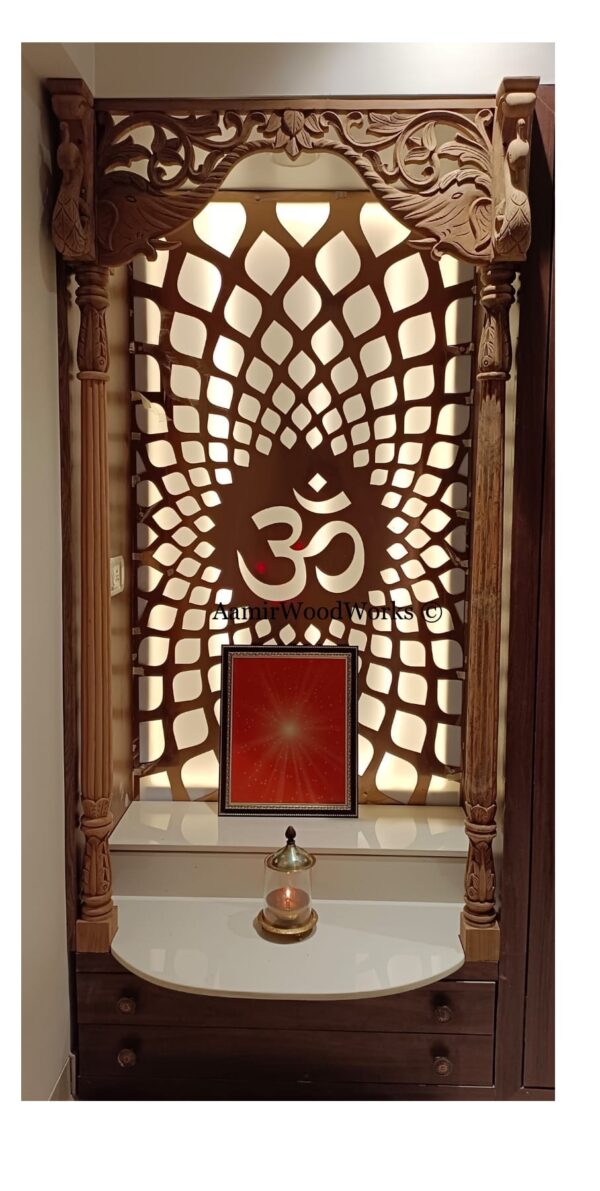 wooden temple for home