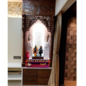 wooden temple for home