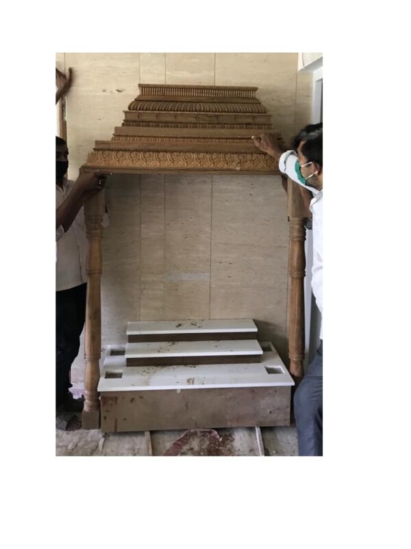 wooden temple for home