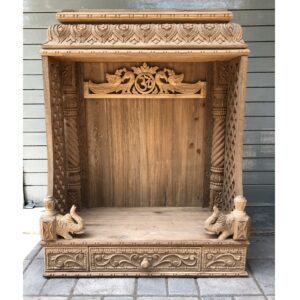 wooden temple for home