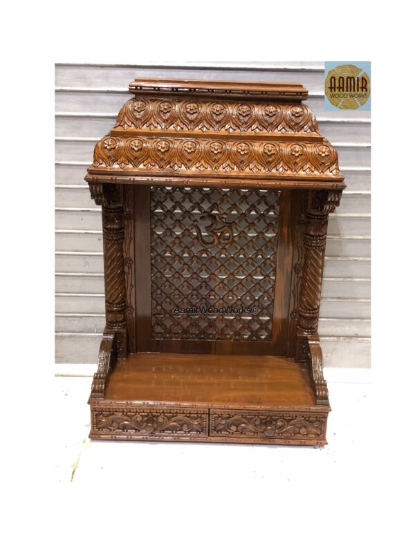 wooden temple for home