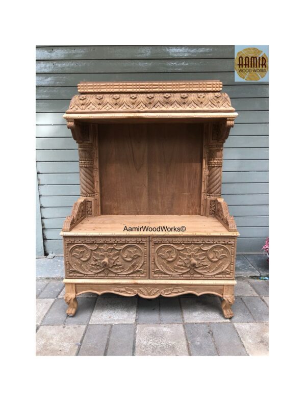 wooden temple for home