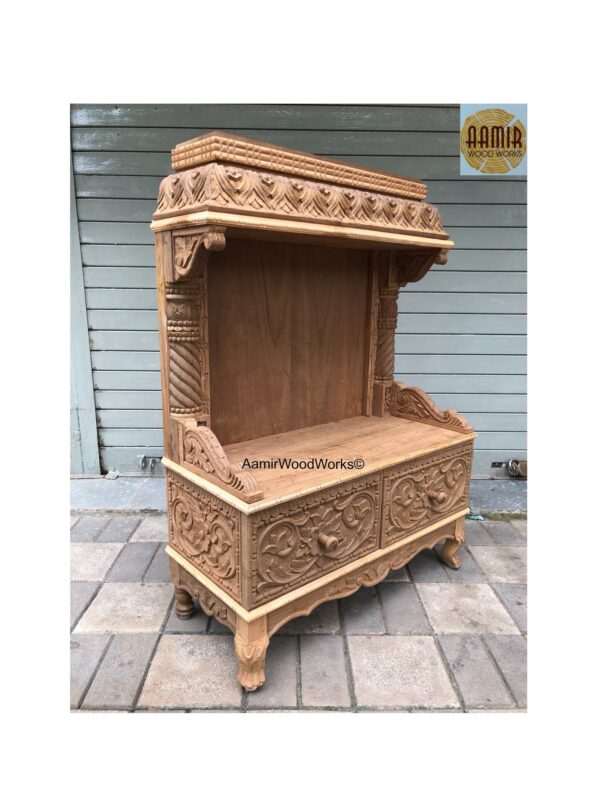 wooden temple for home