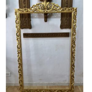wooden mirror frame