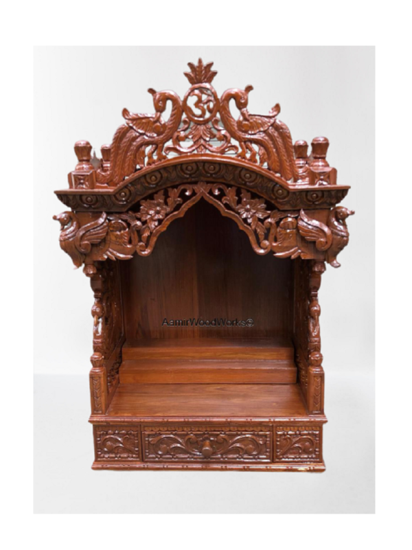 wooden temple for home