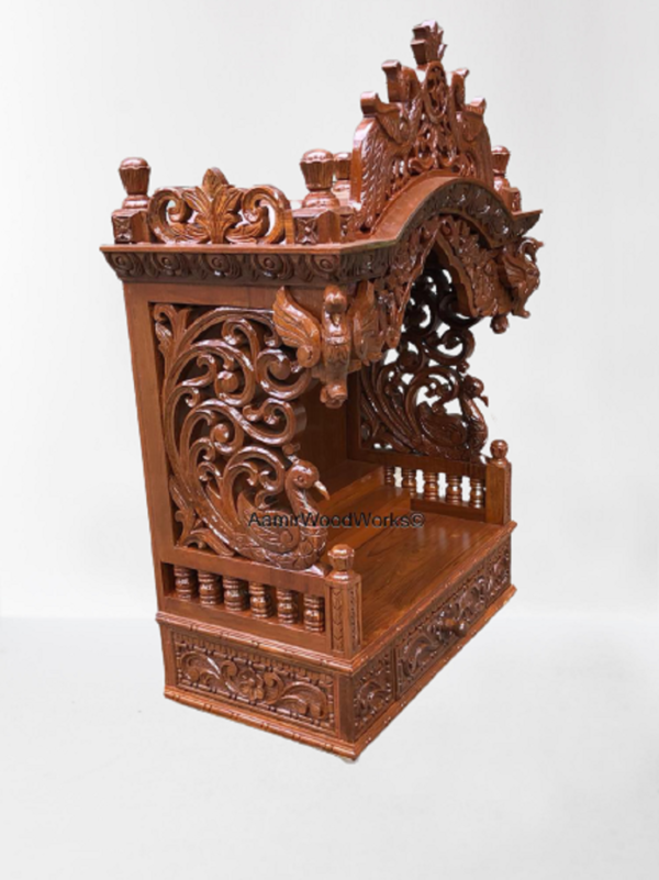 wooden temple for home
