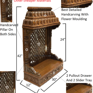 wooden temple for home