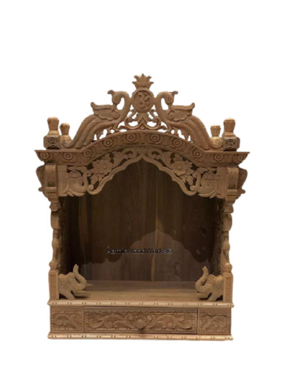 wooden temple for home