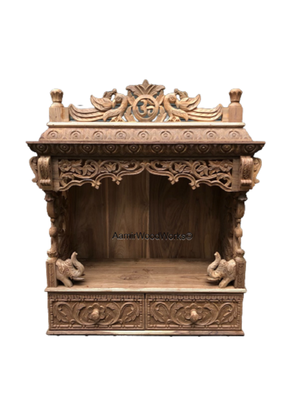 wooden temple for home