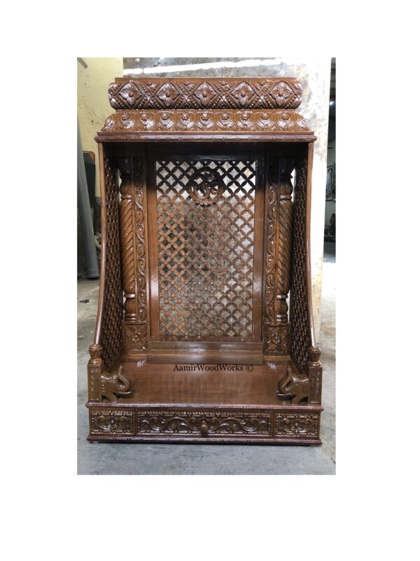 wooden temple for home