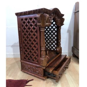 wooden temple for home