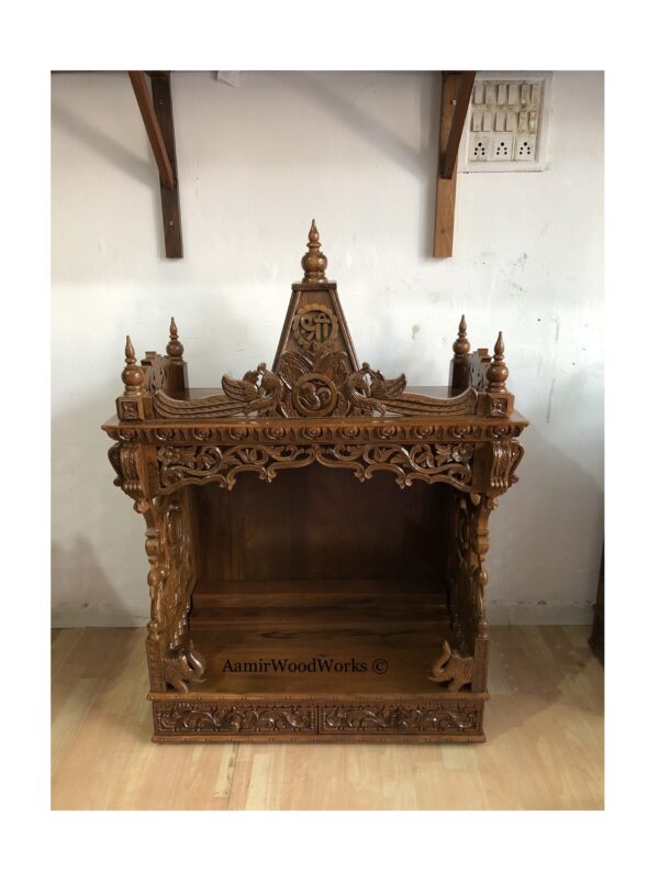 wooden temple for home