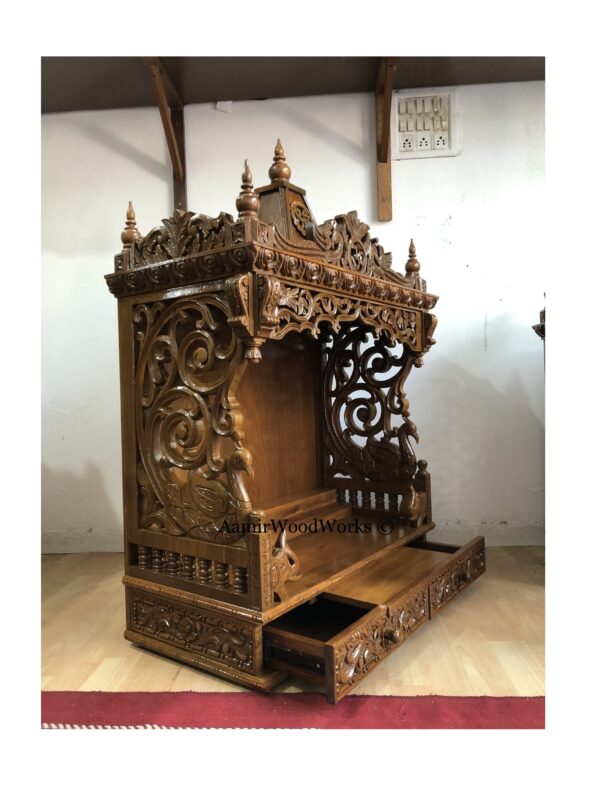wooden temple for home