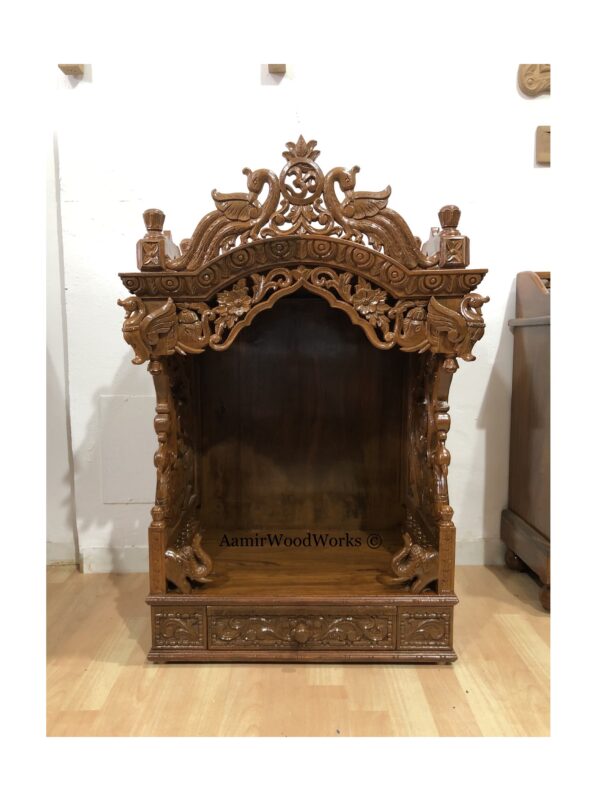 wooden temple for home