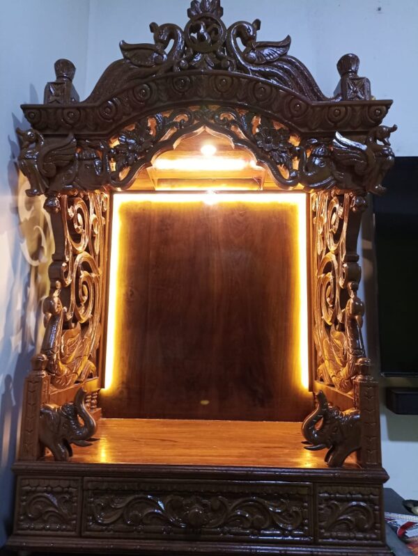 wooden temple for home