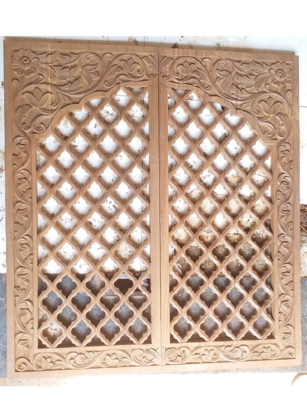 wooden jhalli doors