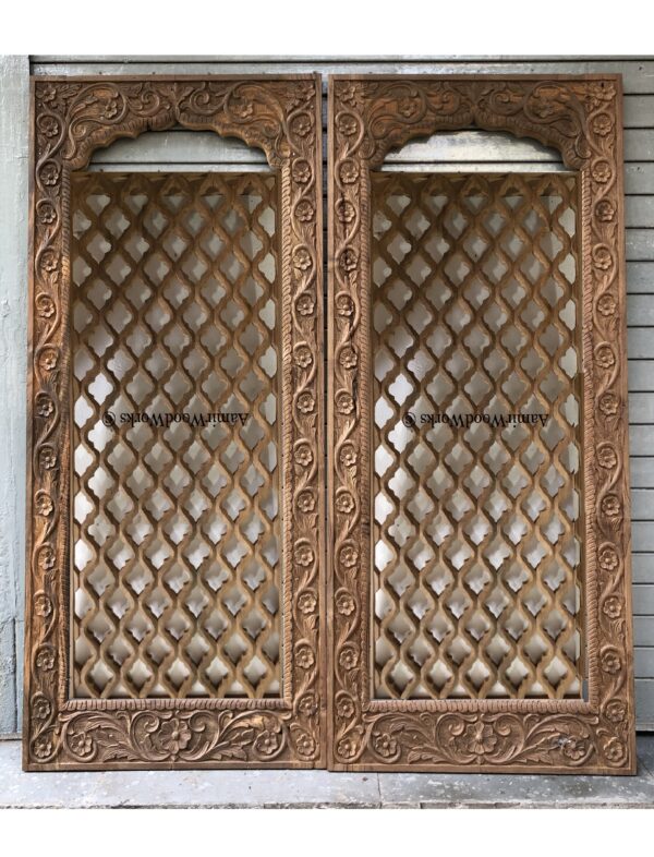wooden jhalli doors